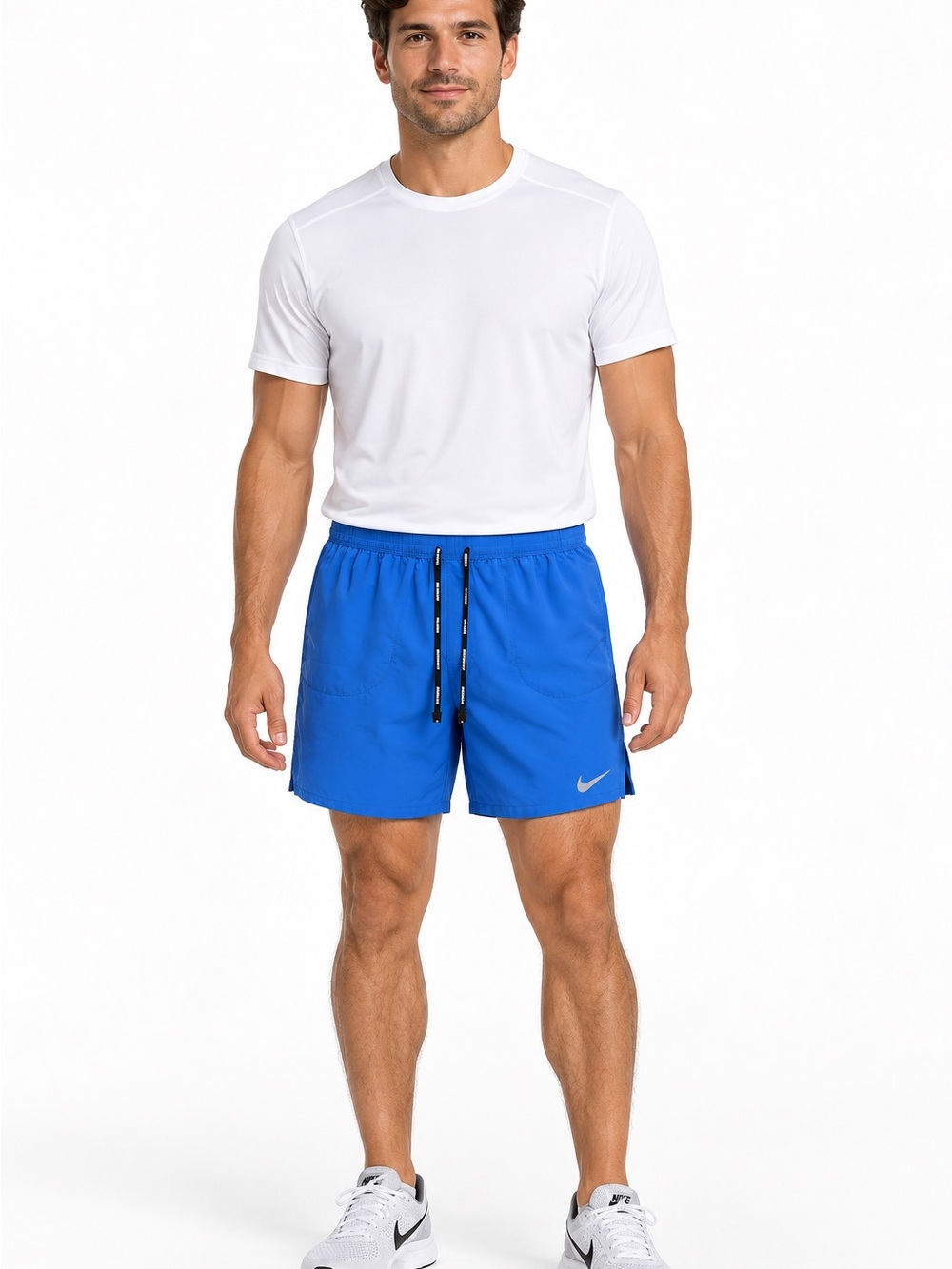 Nike Running Men’s Blue 6” Athletic Shorts Size Medium